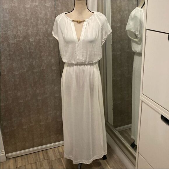 VIX Paula Hermanny Elegant White Maxi Dress, US2 - Picture 1 of 9